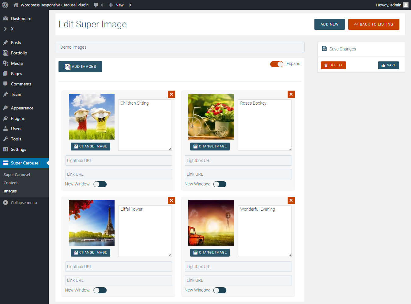 Super Image Interface Expanded